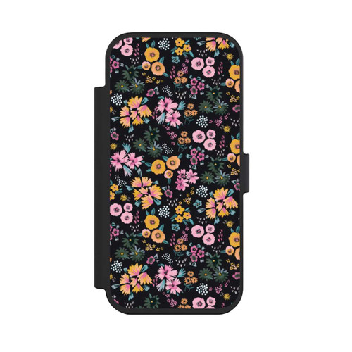 Apple iPhone Air NIVOflip Petites Fleurs colorées Noir 2