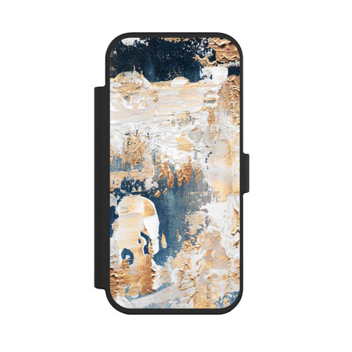 Apple iPhone Air NIVOflip Abstraction Blue and Gold
