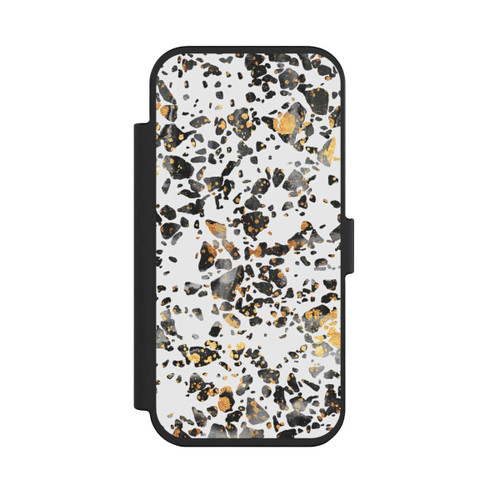 Apple iPhone Air NIVOflip Gold Speckled Terrazzo