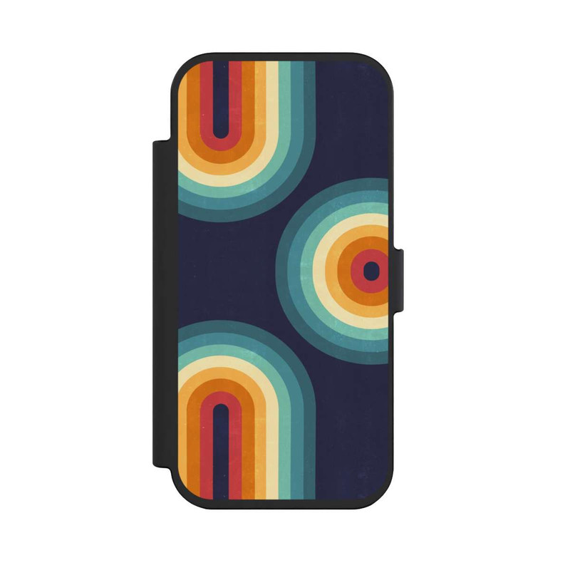 iPhone Air NIVOflip Double Rainbow on Blue