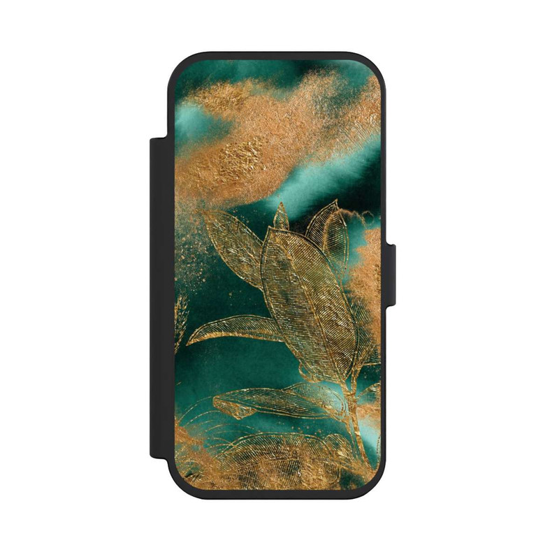 iPhone Air NIVOflip Gold und Grün Natur