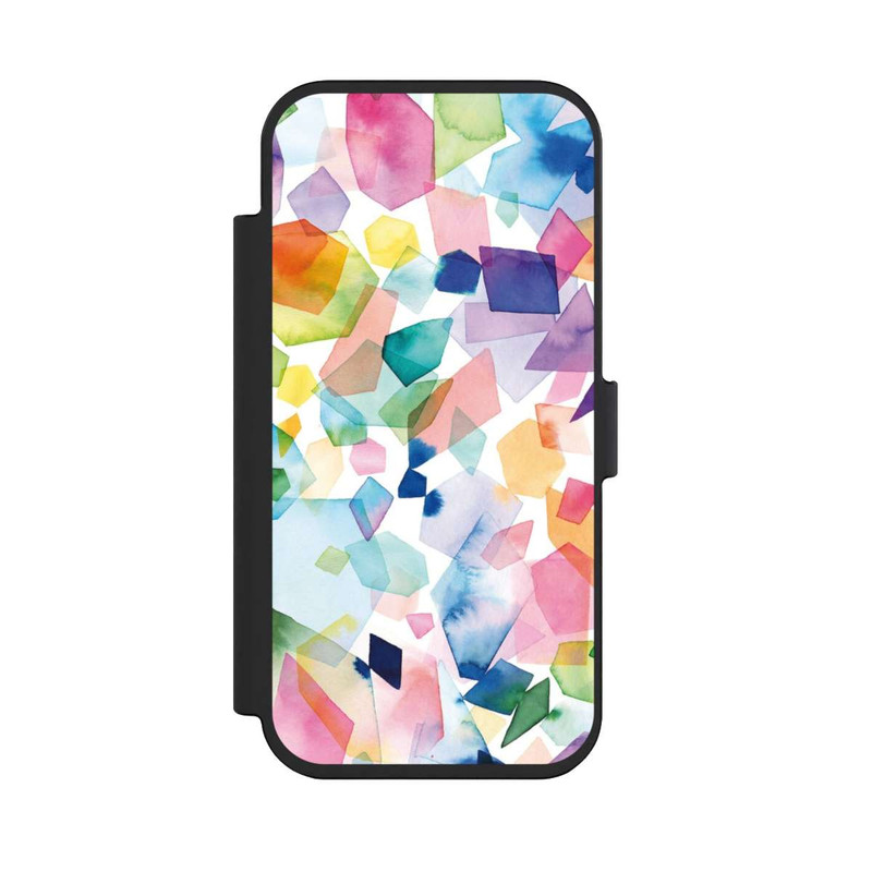 iPhone Air NIVOflip Bunte Aquarelledelsteine ​​und Diamanten