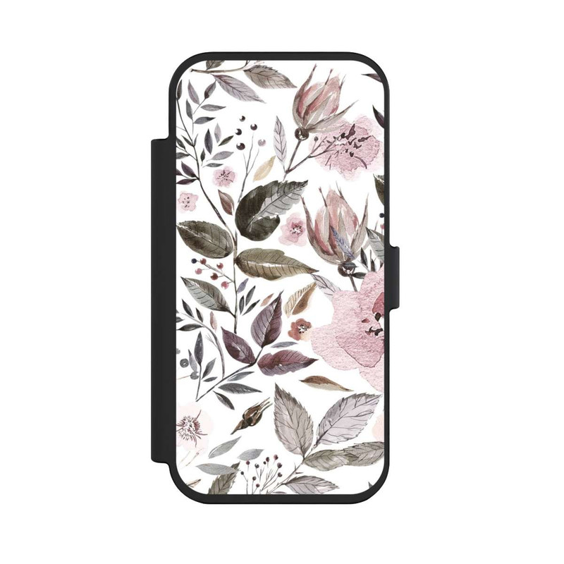 iPhone Air NIVOflip Aquarell braune Rosenblüten