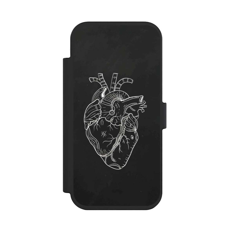 iPhone Air NIVOflip Heart Drawing Black