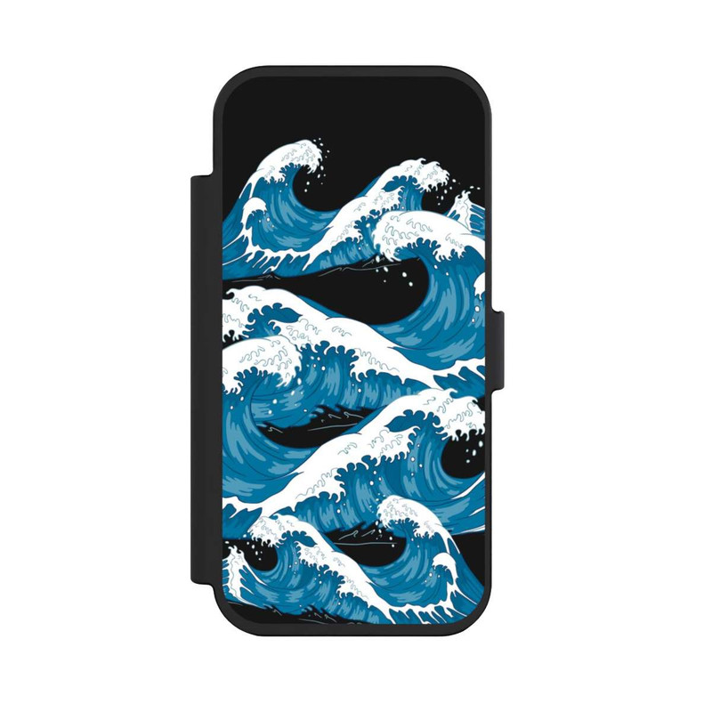 iPhone Air NIVOflip Sea Waves Black Kanagawa