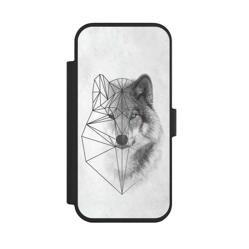 iPhone Air NIVOflip Polygonaler Wolf