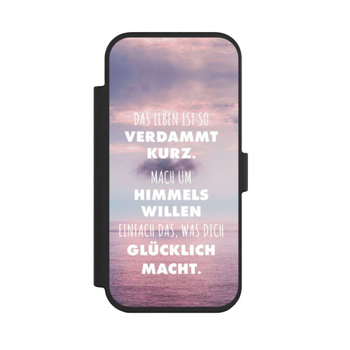 Apple iPhone Air NIVOflip Das Leben Ist So Verdammt Kurz