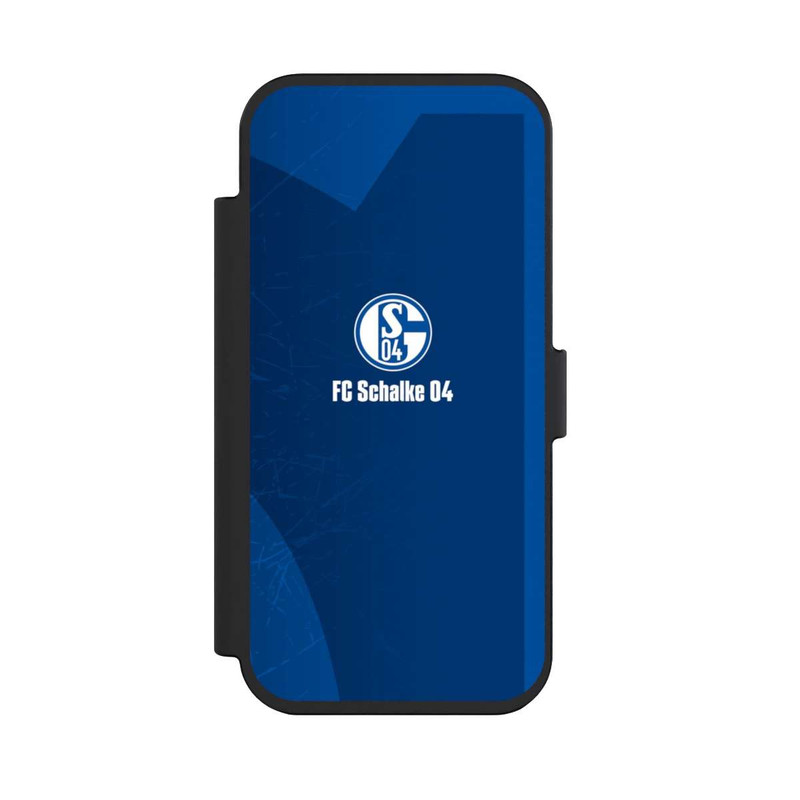 iPhone Air NIVOflip Schalke 04 Blauer Hintergrund Mit Logo