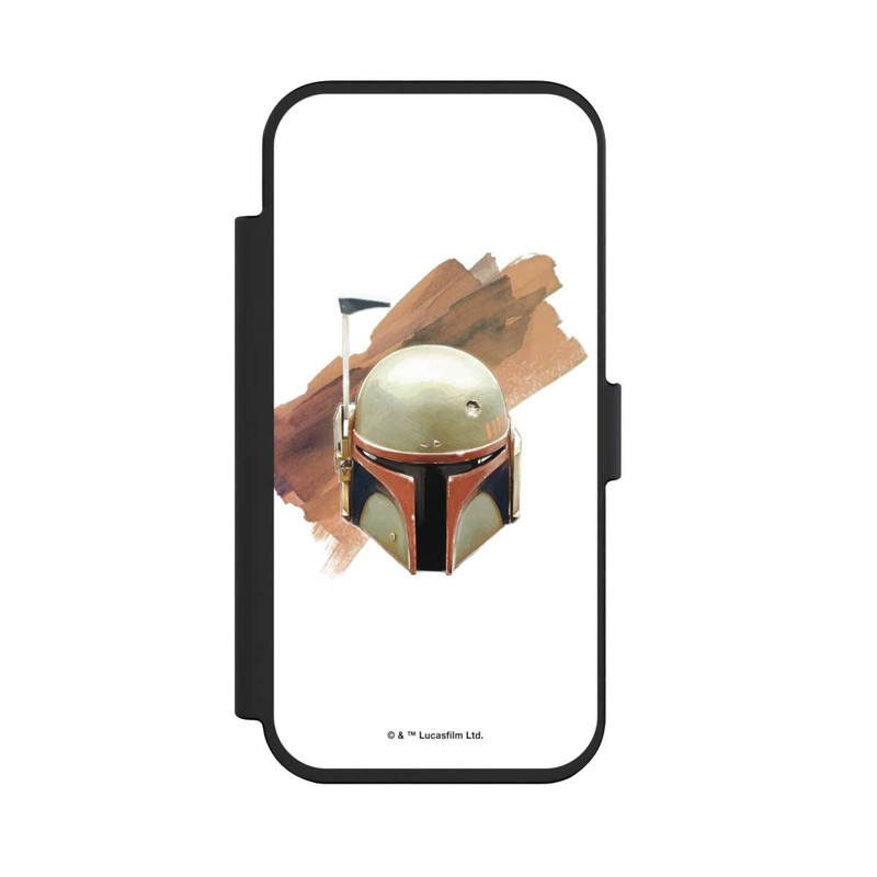 iPhone Air NIVOflip Boba Fett Helm Weiß