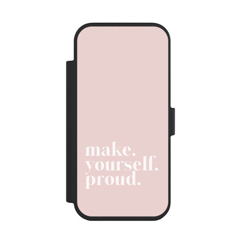 Apple iPhone Air NIVOflip Make Yourself Proud Zitat - Altrosa