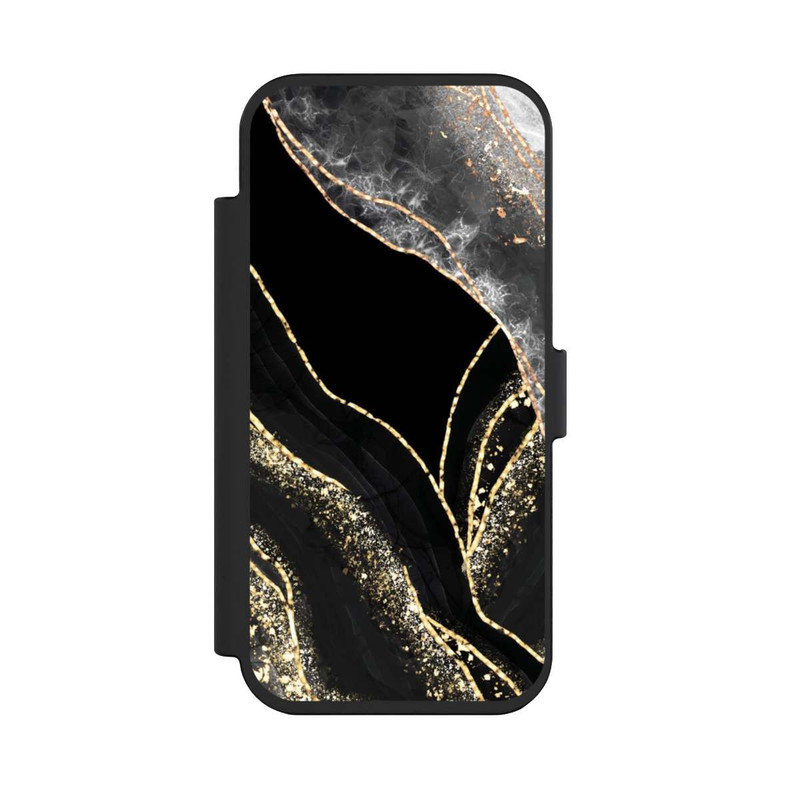 iPhone Air NIVOflip Dark Marble Gold