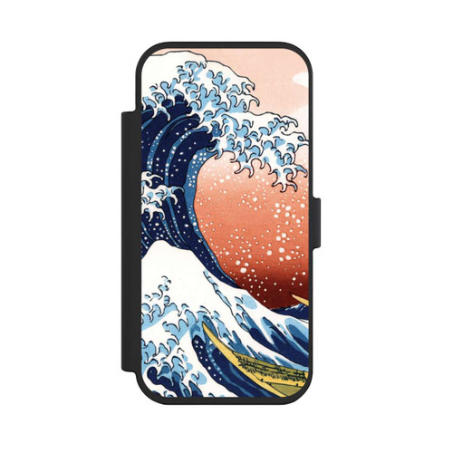 Apple iPhone Air NIVOflip La Grande Vague de Kanagawa Rouge