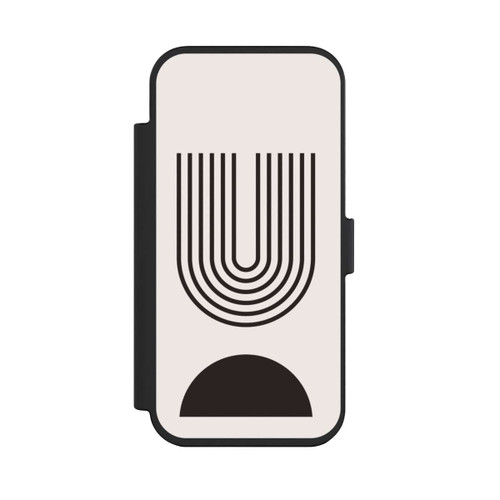 Apple iPhone Air NIVOflip Modern Art Black Lines