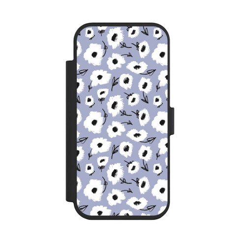 Apple iPhone Air NIVOflip Pattern Fleurs Lilas