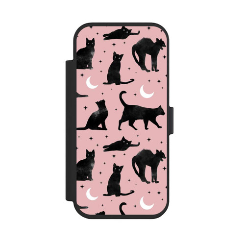Apple iPhone Air NIVOflip Cats And Moon On Pink