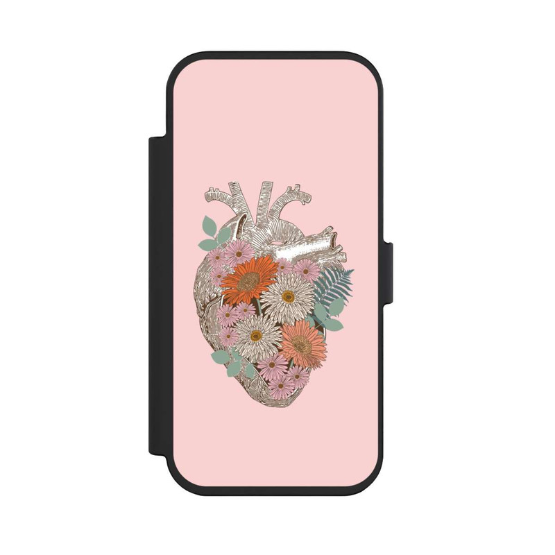 iPhone Air NIVOflip Florales Vintage-Herz