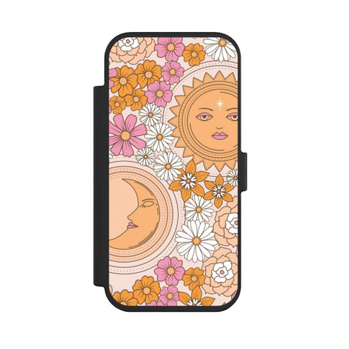 Apple iPhone Air NIVOflip Mond-Sonne-Blumen