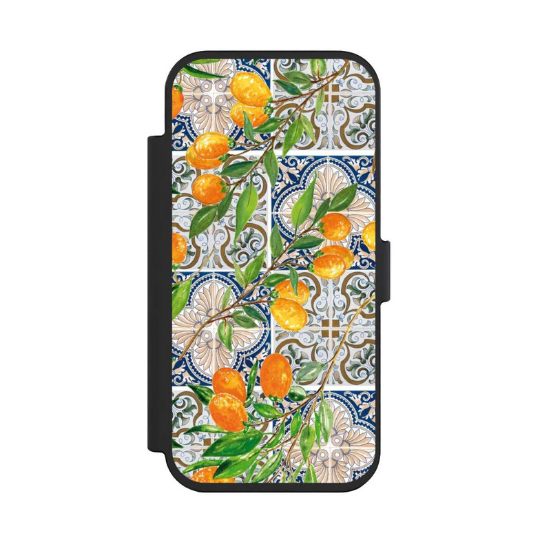 iPhone Air NIVOflip Griechische Orangen Muster