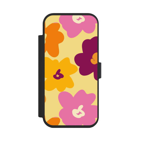 Apple iPhone Air NIVOflip Retro Blumenmuster bunt
