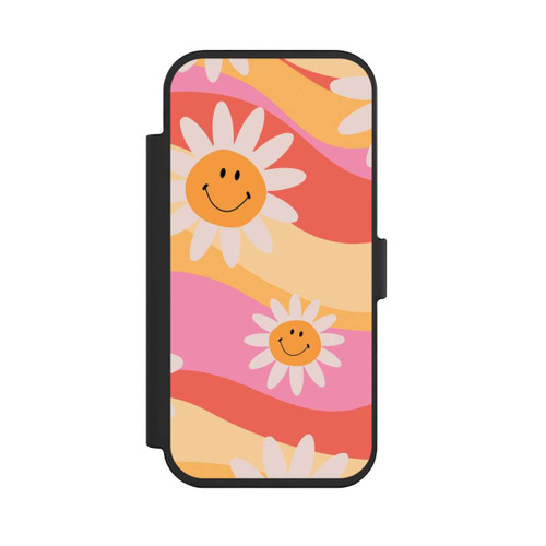 Apple iPhone Air NIVOflip Retro Smiles Orange Colorful