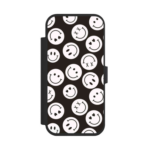 Apple iPhone Air NIVOflip Smiles Emotes Pattern Black And White