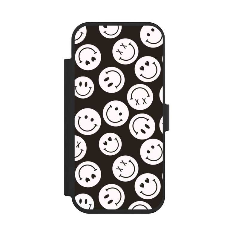 iPhone Air NIVOflip Smiles Emotes Pattern Black And White