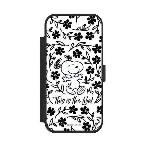 Apple iPhone Air NIVOflip Snoopy schwarz und weiß This Is The Life