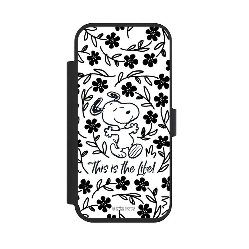 iPhone Air NIVOflip Snoopy schwarz und weiß This Is The Life