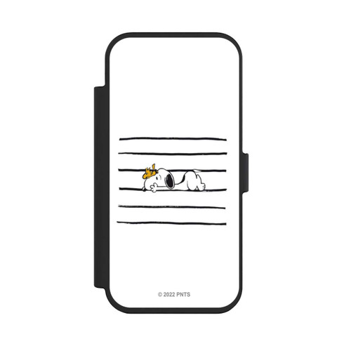 Apple iPhone Air NIVOflip Snoopy Woodstock Streifen
