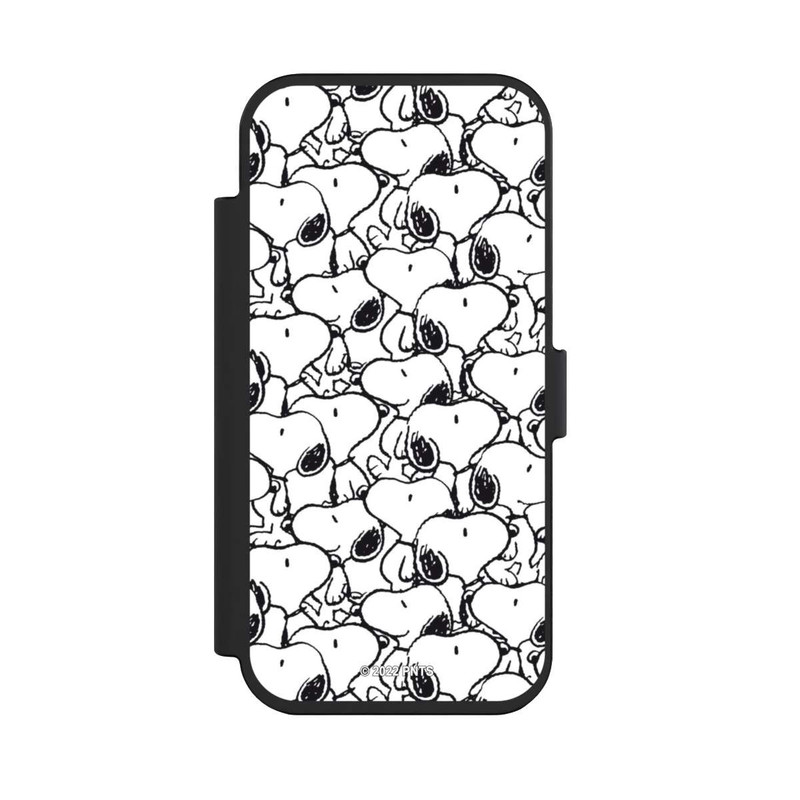 iPhone Air NIVOflip Snoopy Muster Schwarz und Weiß