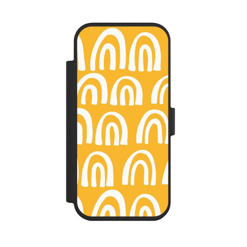 Apple iPhone Air NIVOflip Handdraw Yellow Rainbows