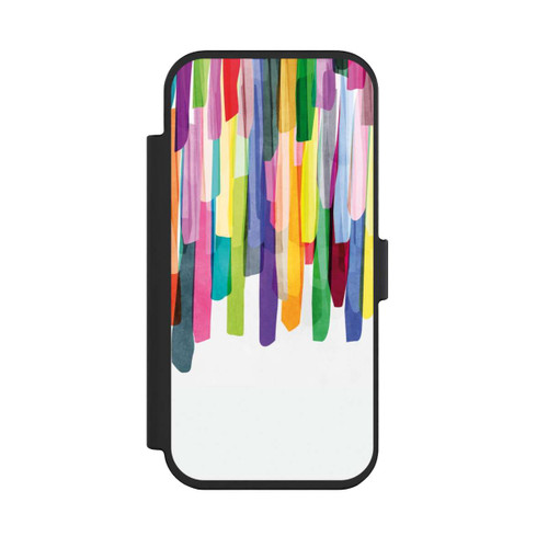 Apple iPhone Air NIVOflip Bunte Streifen Weißer Hintergrund