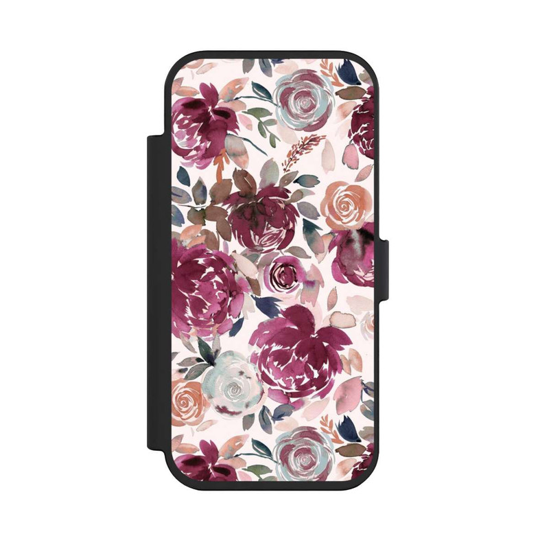 iPhone Air NIVOflip Pivoines et roses d'automne Rose