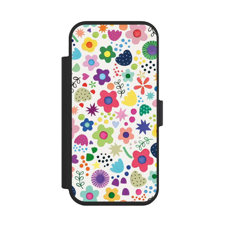 iPhone Air NIVOflip Psychedelische Blumen bunt