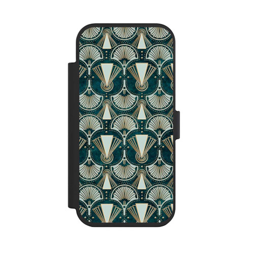 Apple iPhone Air NIVOflip Art Deco Green Pattern