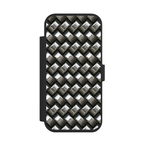 Apple iPhone Air NIVOflip Glamour Silver Metal