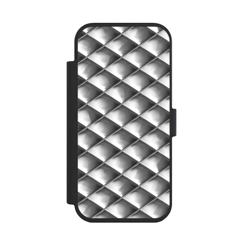 Apple iPhone Air NIVOflip Glamour Silver Squares