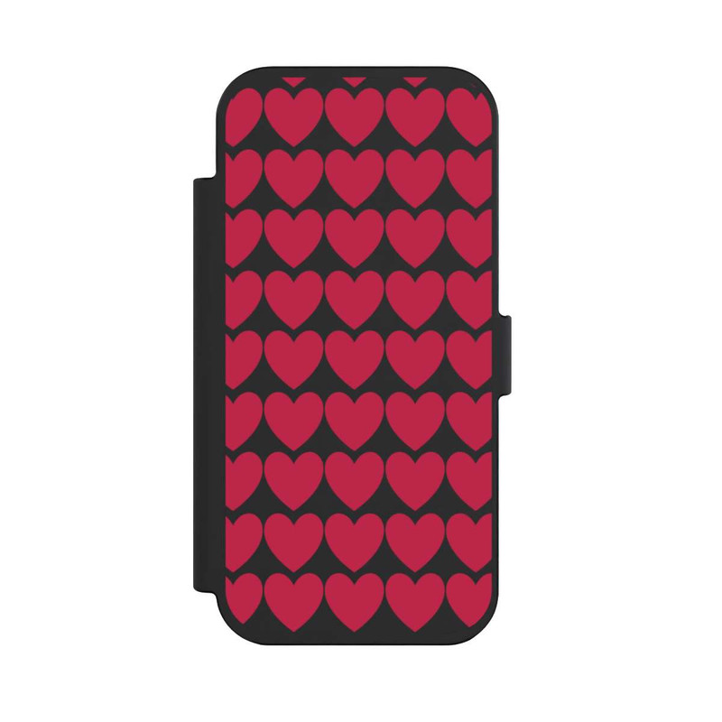 iPhone Air NIVOflip Viva Magenta-Herzen