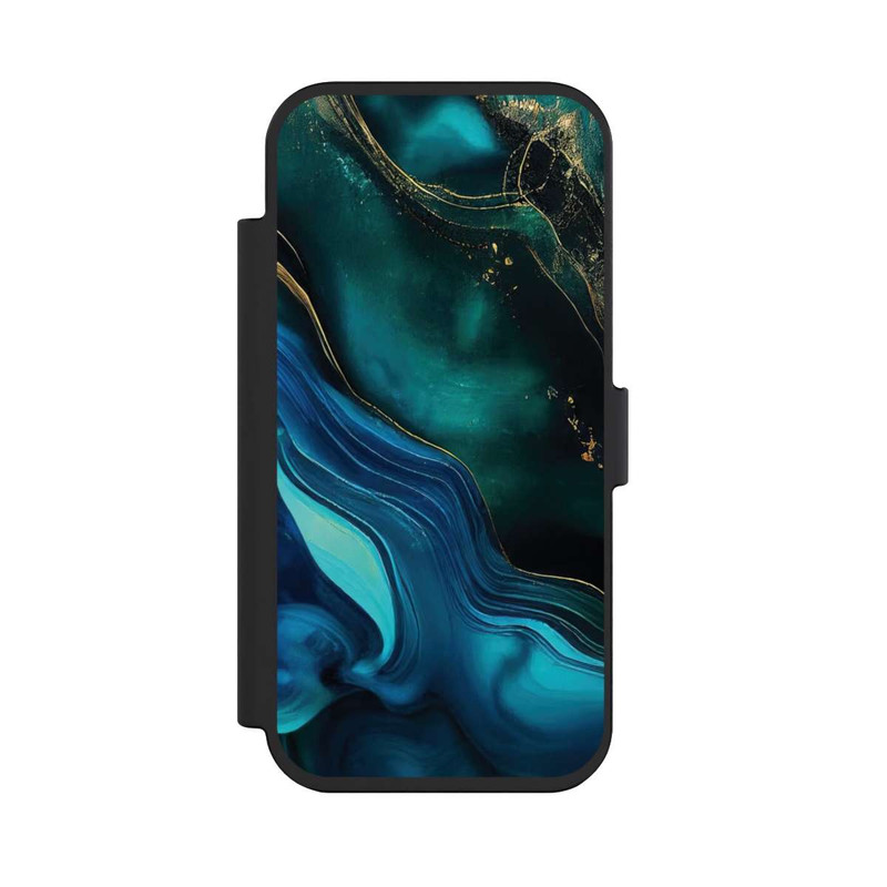 iPhone Air NIVOflip Blaugoldene Tinte