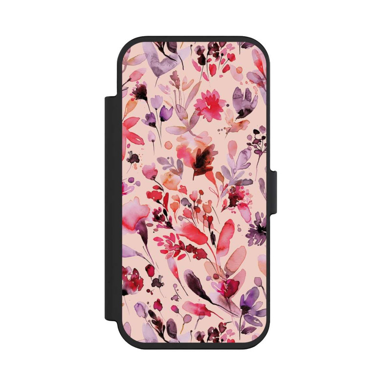 iPhone Air NIVOflip Künstlerische Blumen Viva Magenta