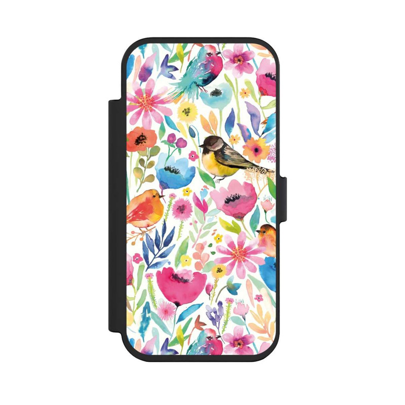 iPhone Air NIVOflip Wunderliche Vögel und Blumen