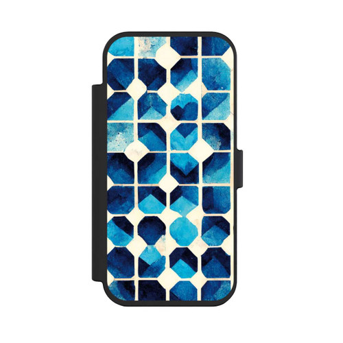 Apple iPhone Air NIVOflip Motif bleu