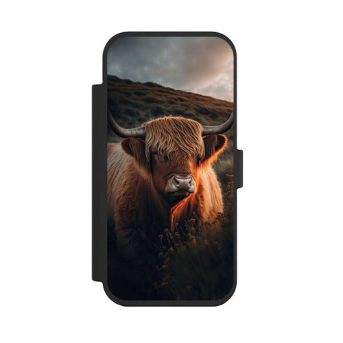 Apple iPhone Air NIVOflip Vache Highland avec de grandes cornes avec IA