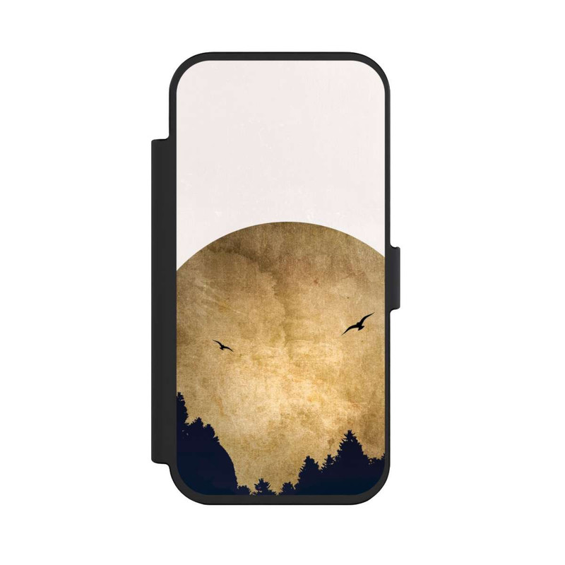 iPhone Air NIVOflip Zwei Vögel vor Mond