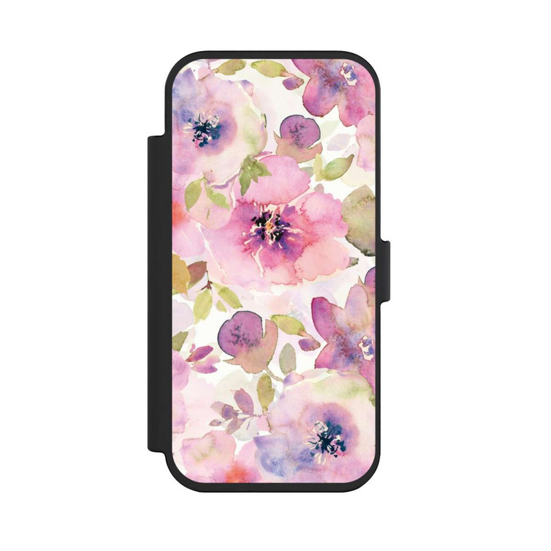 iPhone Air NIVOflip Tapete mit rosa Blumen