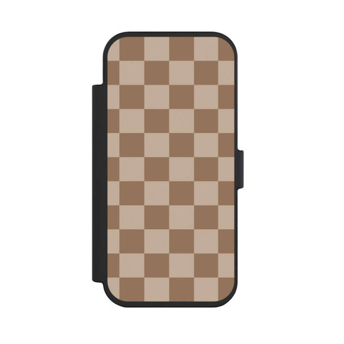 Apple iPhone Air NIVOflip Brown check