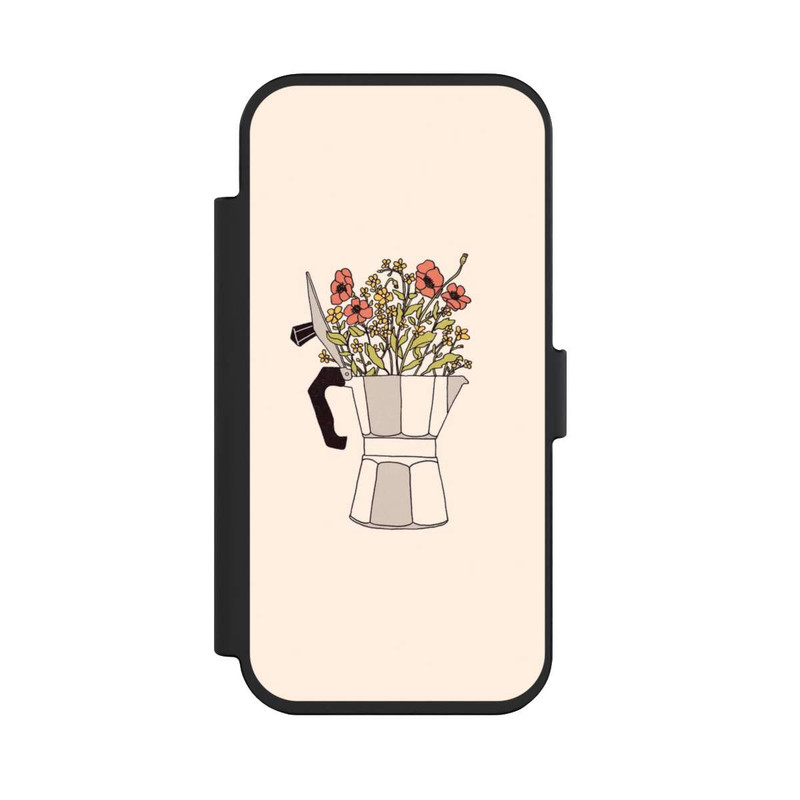 iPhone Air NIVOflip Moka Blumen