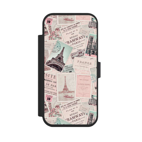Apple iPhone Air NIVOflip Vintage Paris Postcards Pattern