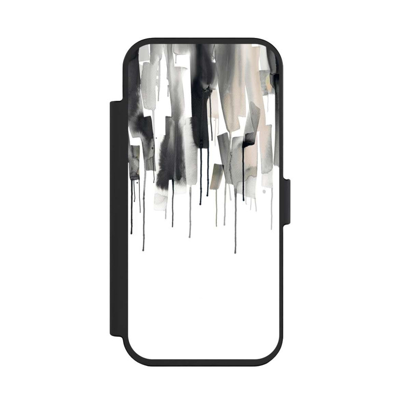 iPhone Air NIVOflip Watery Stripes Japandi Black