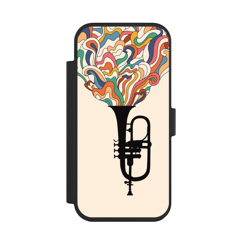 iPhone Air NIVOflip Flügelhorn Jazz bunt